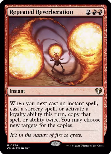 Repeated Reverberation (879), Commander Masters — Magic card price