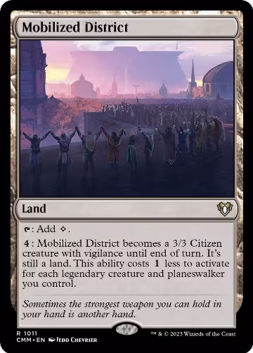 Mobilized District (1011), Commander Masters — Magic card price