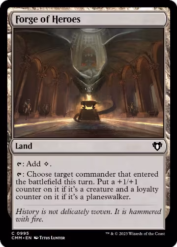 Forge of Heroes (995), Commander Masters — Magic card price