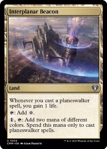 Interplanar Beacon (1004), Commander Masters — Magic card price