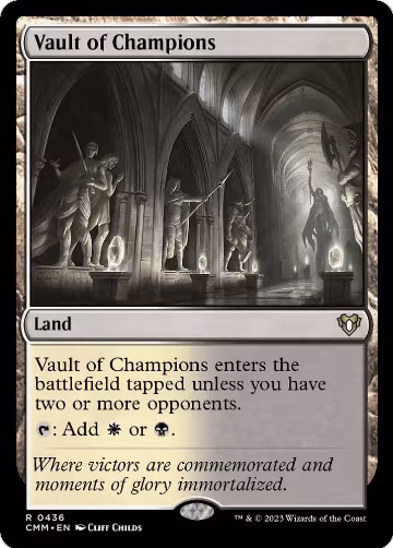 Vault of Champions (436), Commander Masters — Magic card price