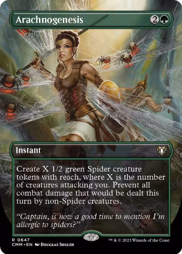 Arachnogenesis (Borderless) (647), Commander Masters — Magic card price