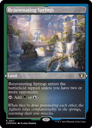 Rejuvenating Springs (Foil Etched) (617), Commander Masters — Magic card price