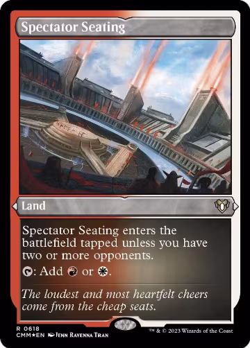 Spectator Seating (Foil Etched) (618), Commander Masters — Magic card price