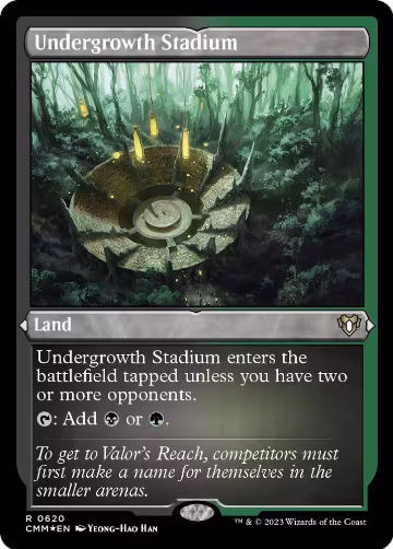 Undergrowth Stadium (Foil Etched) (620), Commander Masters — Magic card price