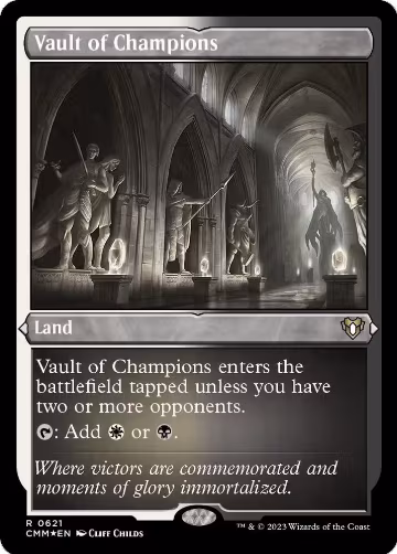 Vault of Champions (Foil Etched) (621), Commander Masters — Magic card price