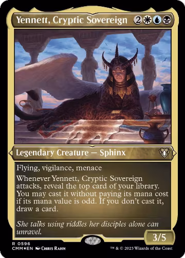 Yennett, Cryptic Sovereign (Foil Etched) (596), Commander Masters — Magic card price
