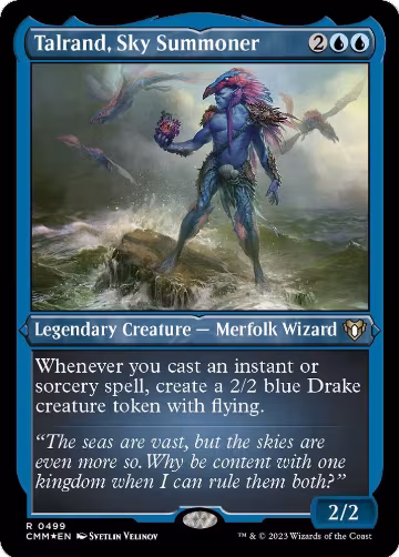 Talrand, Sky Summoner (Foil Etched) (499), Commander Masters — Magic card price