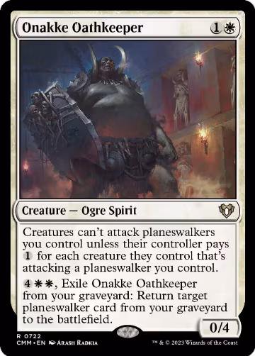 Onakke Oathkeeper (722), Commander Masters — Magic card price