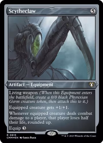 Scytheclaw (Foil Etched) (615), Commander Masters — Magic card price