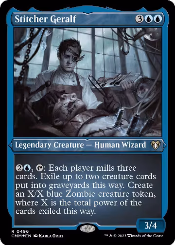 Stitcher Geralf (Foil Etched) (496), Commander Masters — Magic card price