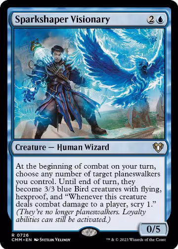 Sparkshaper Visionary (726), Commander Masters — Magic card price