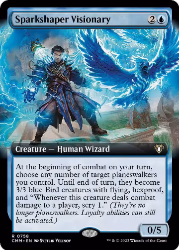 Sparkshaper Visionary (Extended Art) (758), Commander Masters — Magic card price
