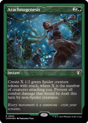Arachnogenesis (Foil Etched) (553), Commander Masters — Magic card price