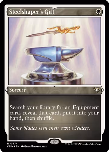 Steelshaper's Gift (Foil Etched) (474), Commander Masters — Magic card price