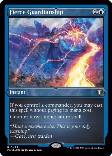 Fierce Guardianship (Foil Etched) (489), Commander Masters — Magic card price