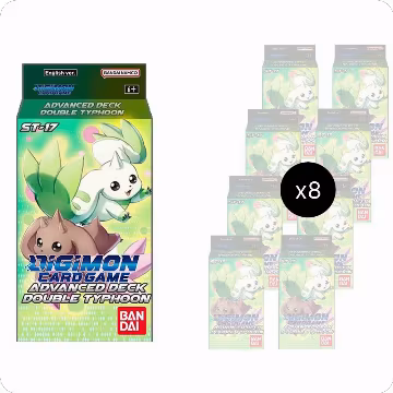 Double Typhoon Advanced Starter Deck Display, Starter Deck 17: Double Typhoon Advanced Deck Set — Digimon sealed product price