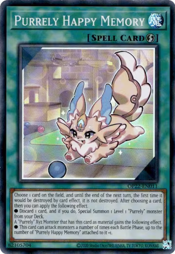 Purrely Happy Memory (OP22-EN011), OTS Tournament Pack 22 — Yu-Gi-Oh! card price