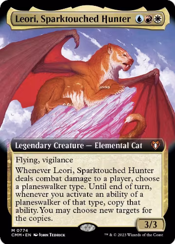 Leori, Sparktouched Hunter (Extended Art) (774), Commander Masters — Magic card price