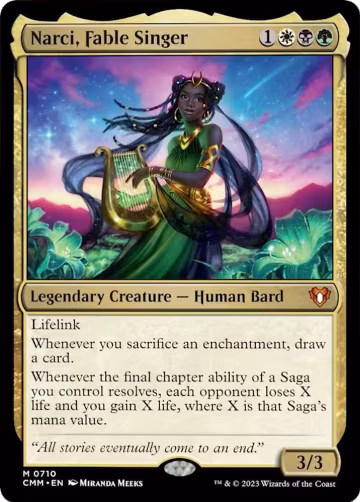 Narci, Fable Singer (710), Commander Masters — Magic card price