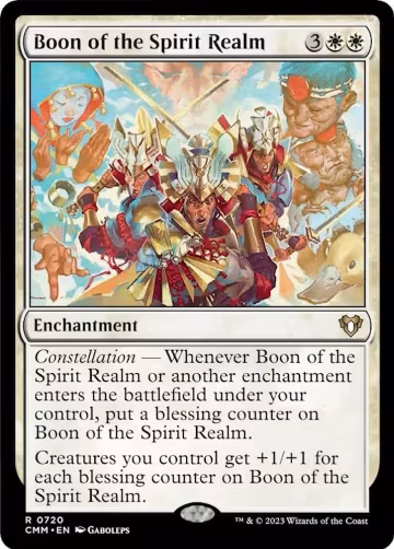 Boon of the Spirit Realm (720), Commander Masters — Magic card price