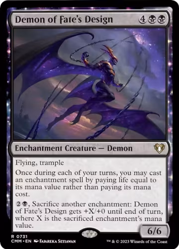 Demon of Fate's Design (731), Commander Masters — Magic card price
