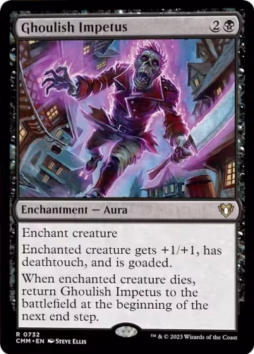 Ghoulish Impetus (732), Commander Masters — Magic card price