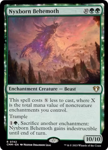 Nyxborn Behemoth (742), Commander Masters — Magic card price