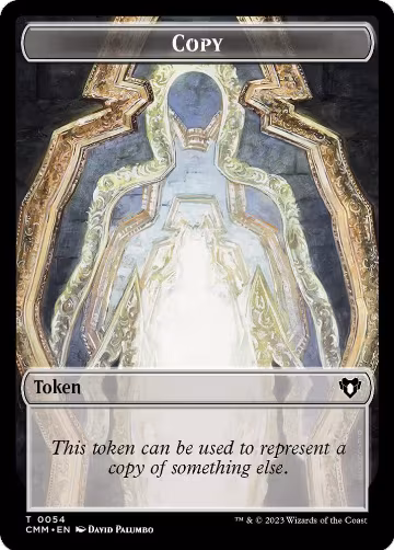 Copy (0054) // Human Soldier Double-Sided Token (54 // 6), Commander Masters — Magic card price