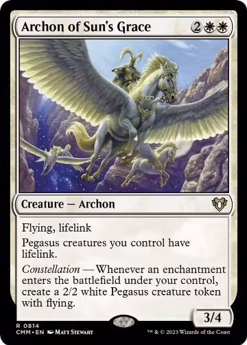 Archon of Sun's Grace (814), Commander Masters — Magic card price