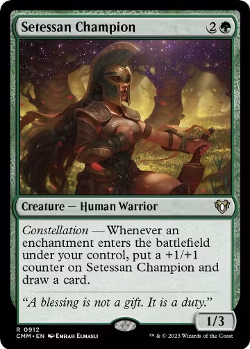 Setessan Champion (912), Commander Masters — Magic card price