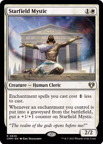 Starfield Mystic (839), Commander Masters — Magic card price