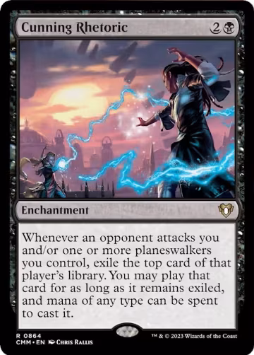 Cunning Rhetoric (864), Commander Masters — Magic card price