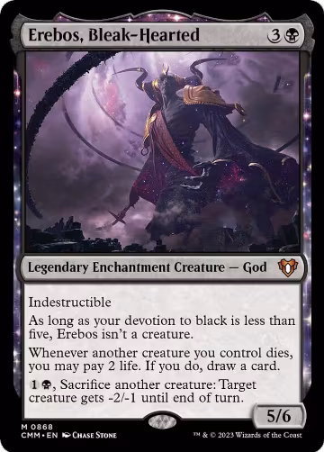 Erebos, Bleak-Hearted (868), Commander Masters — Magic card price