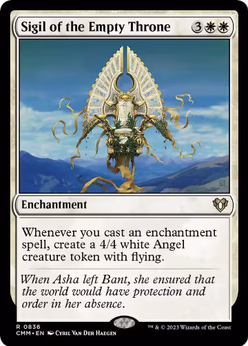 Sigil of the Empty Throne (836), Commander Masters — Magic card price