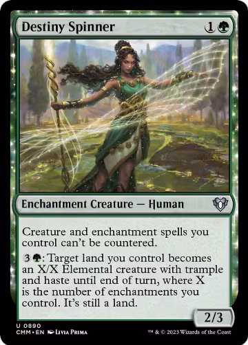 Destiny Spinner (890), Commander Masters — Magic card price