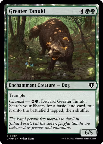 Greater Tanuki (897), Commander Masters — Magic card price