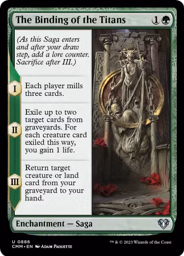 The Binding of the Titans (886), Commander Masters — Magic card price