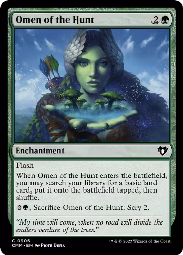 Omen of the Hunt (906), Commander Masters — Magic card price