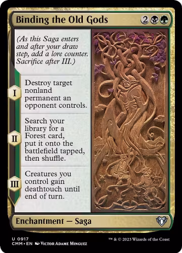 Binding the Old Gods (917), Commander Masters — Magic card price