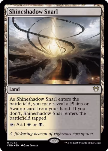Shineshadow Snarl (1033), Commander Masters — Magic card price