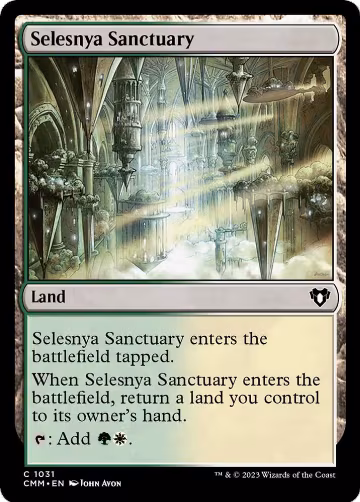 Selesnya Sanctuary (1031), Commander Masters — Magic card price