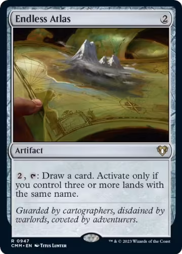 Endless Atlas (947), Commander Masters — Magic card price