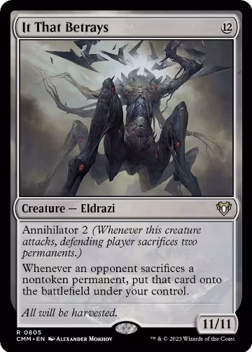 It That Betrays (805), Commander Masters — Magic card price
