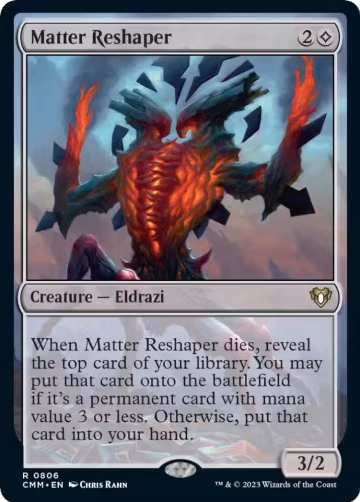 Matter Reshaper (806), Commander Masters — Magic card price