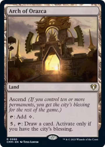 Arch of Orazca (986), Commander Masters — Magic card price