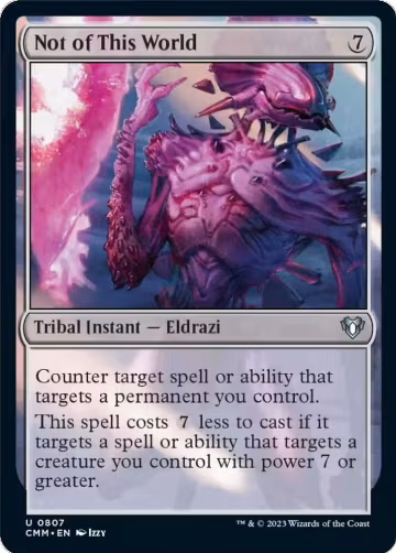 Not of This World (807), Commander Masters — Magic card price