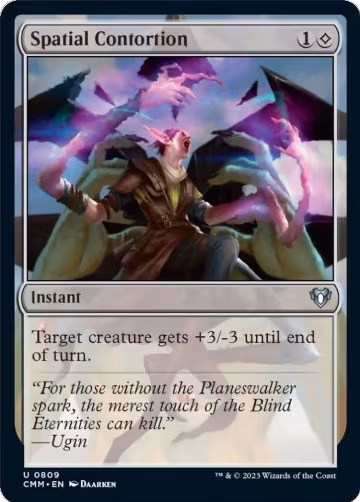 Spatial Contortion (809), Commander Masters — Magic card price