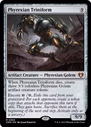Phyrexian Triniform (969), Commander Masters — Magic card price