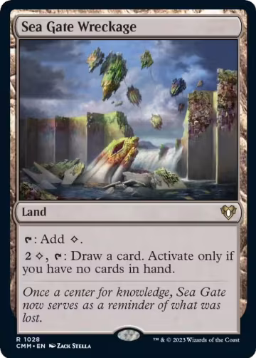 Sea Gate Wreckage (1028), Commander Masters — Magic card price